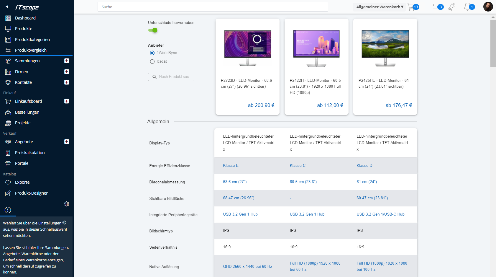 Product_comparison_platform_differences