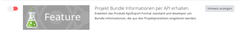 Projekt Bundle Informationen Testlabor