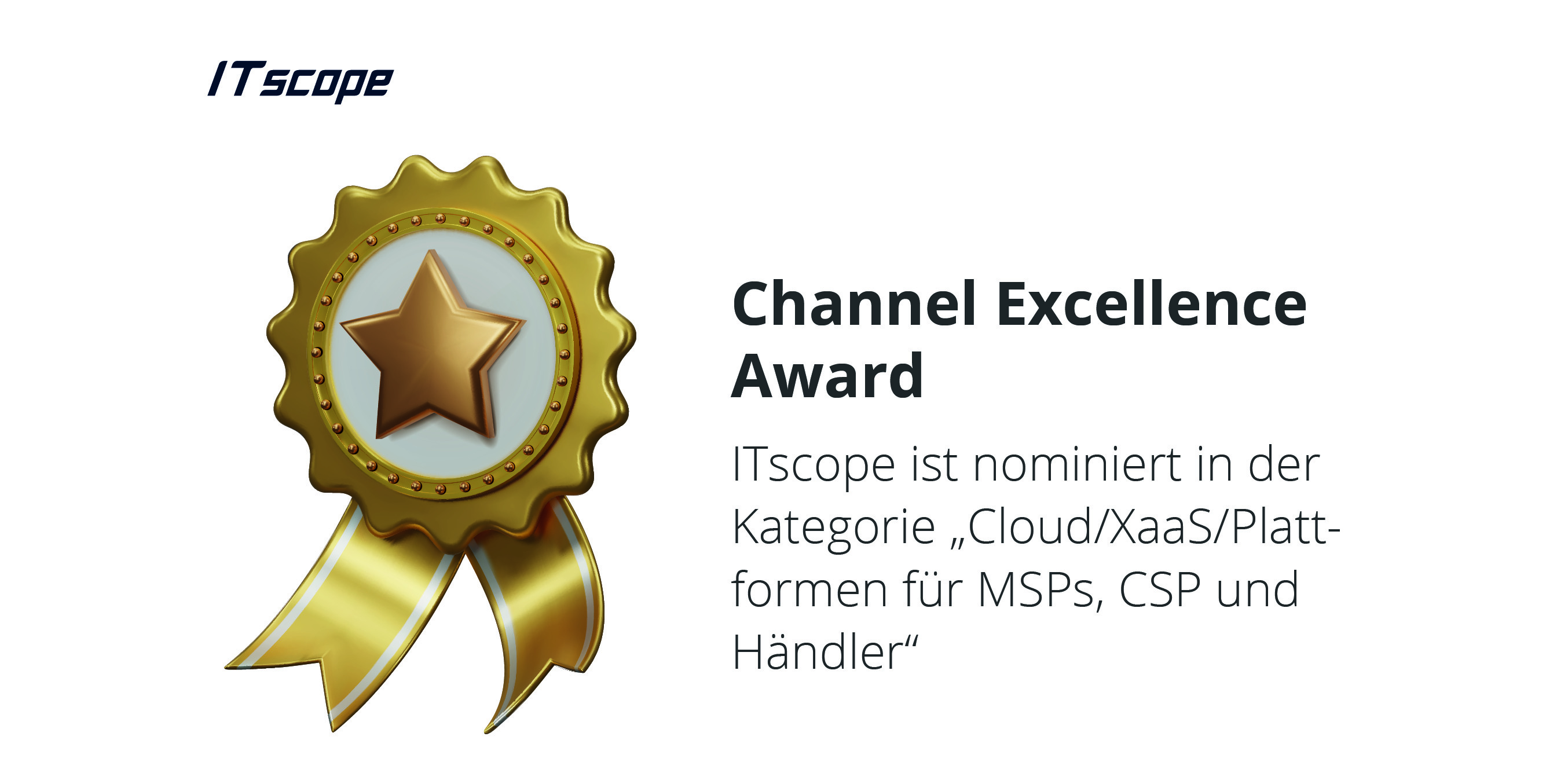 Channel Excellence Awards 2025: ITscope ist nominiert