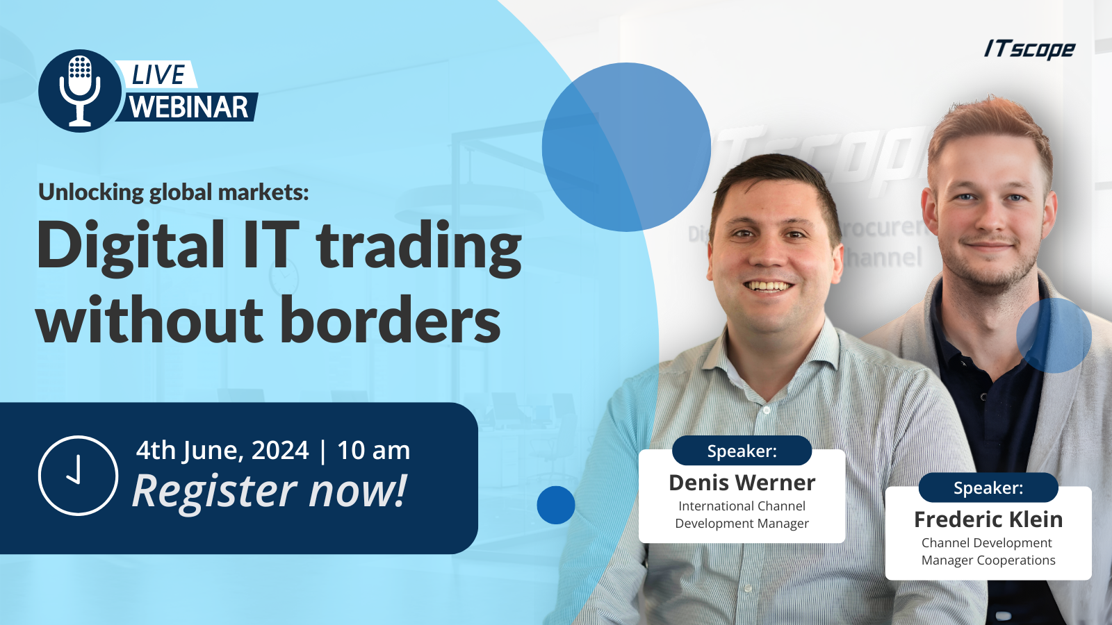 Unlocking global markets Digital IT trading without borders - Webinar Visual -