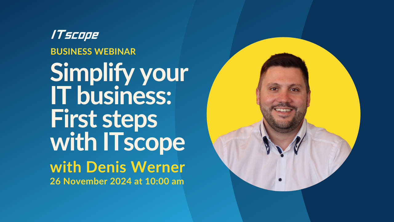 Business Webinar: First steps with ITscope