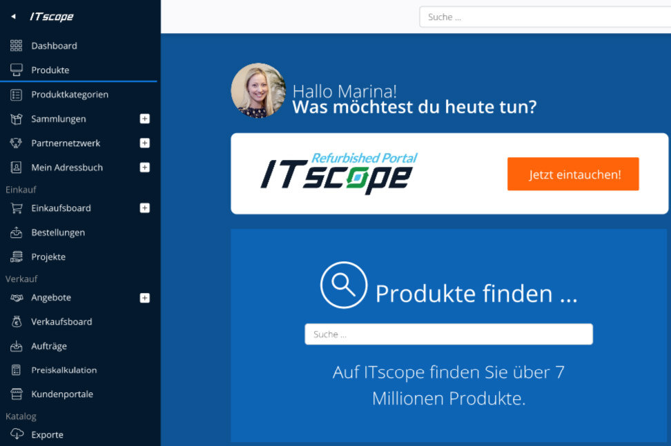 Device-as-a-Service im ITscope B2B Shop – IT-Hardware vermieten mit topi